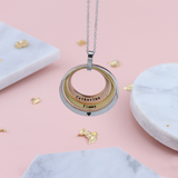 Triple Family Circular Necklace - Mygiavelle