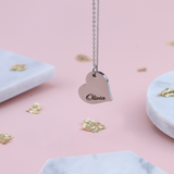Heart diagonal Necklace - Mygiavelle