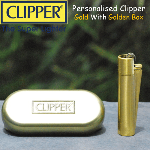 Clipper Metal Lighter – Gold - Mygiavelle