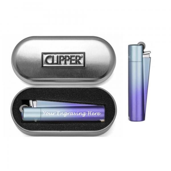 Clipper Metal Lighter – Gradient Blue - Mygiavelle