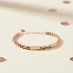Beaded Bracelet - Rose Gold