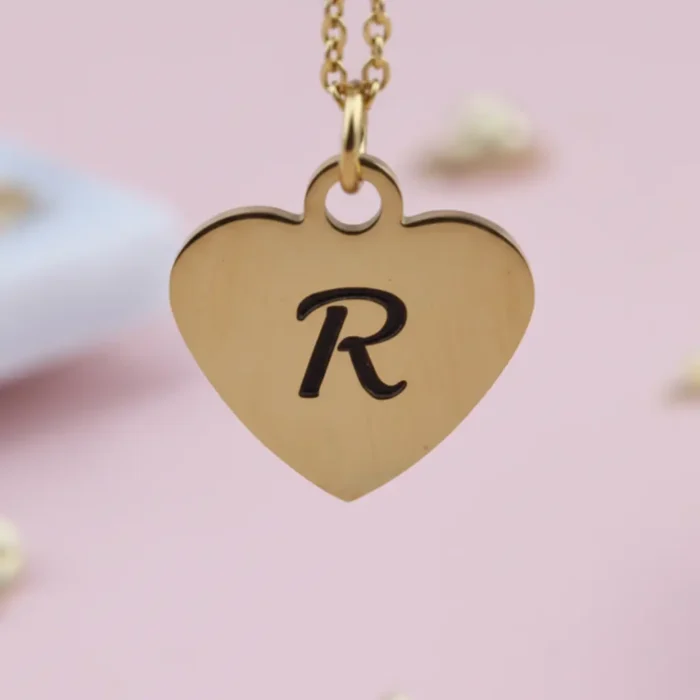 heart necklace gold