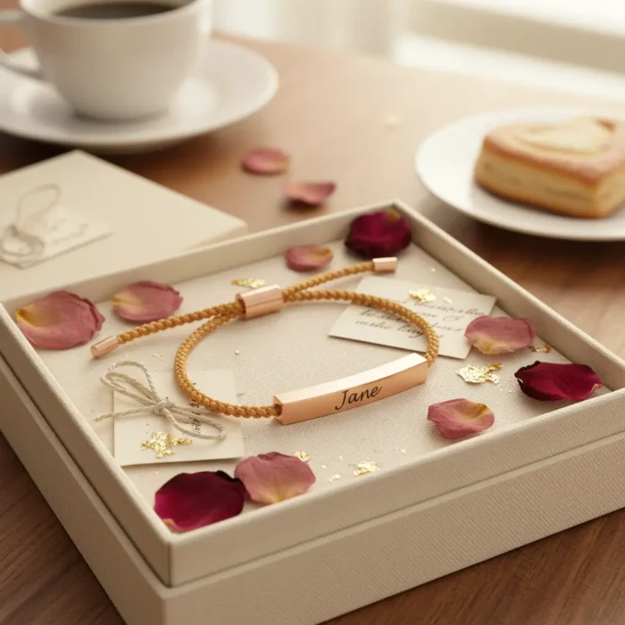 Rope Bracelet - Rose Gold - Image 3