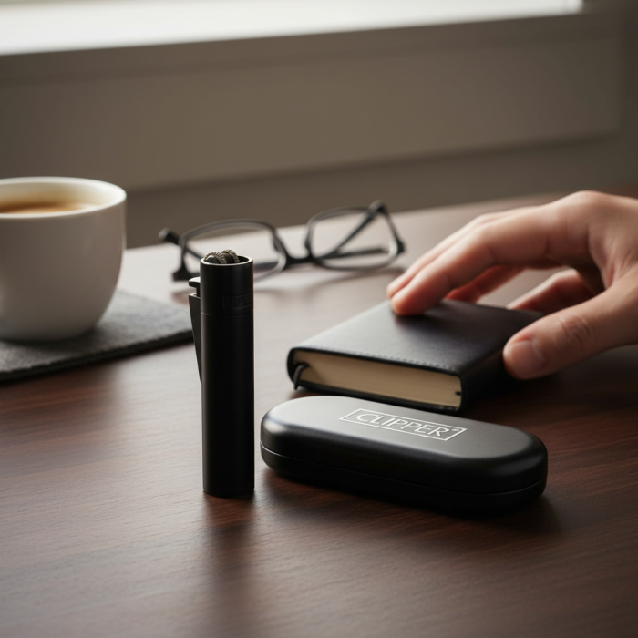 CLIPPER LIGHTER – MATTE BLACK