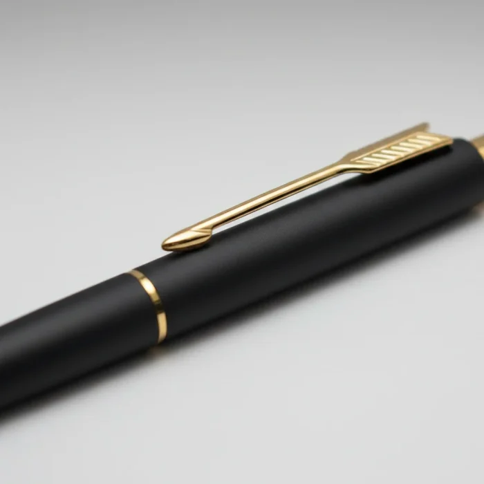 Parker Classic Ballpoint Pen – Matte Black with Gold Clip