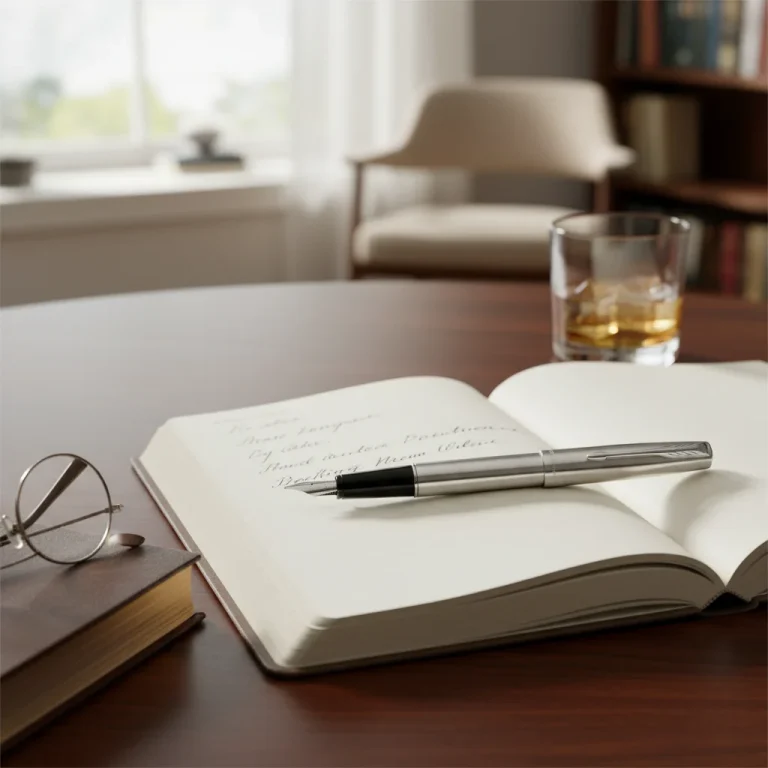 Parker Frontier Fountain Pen – Silver